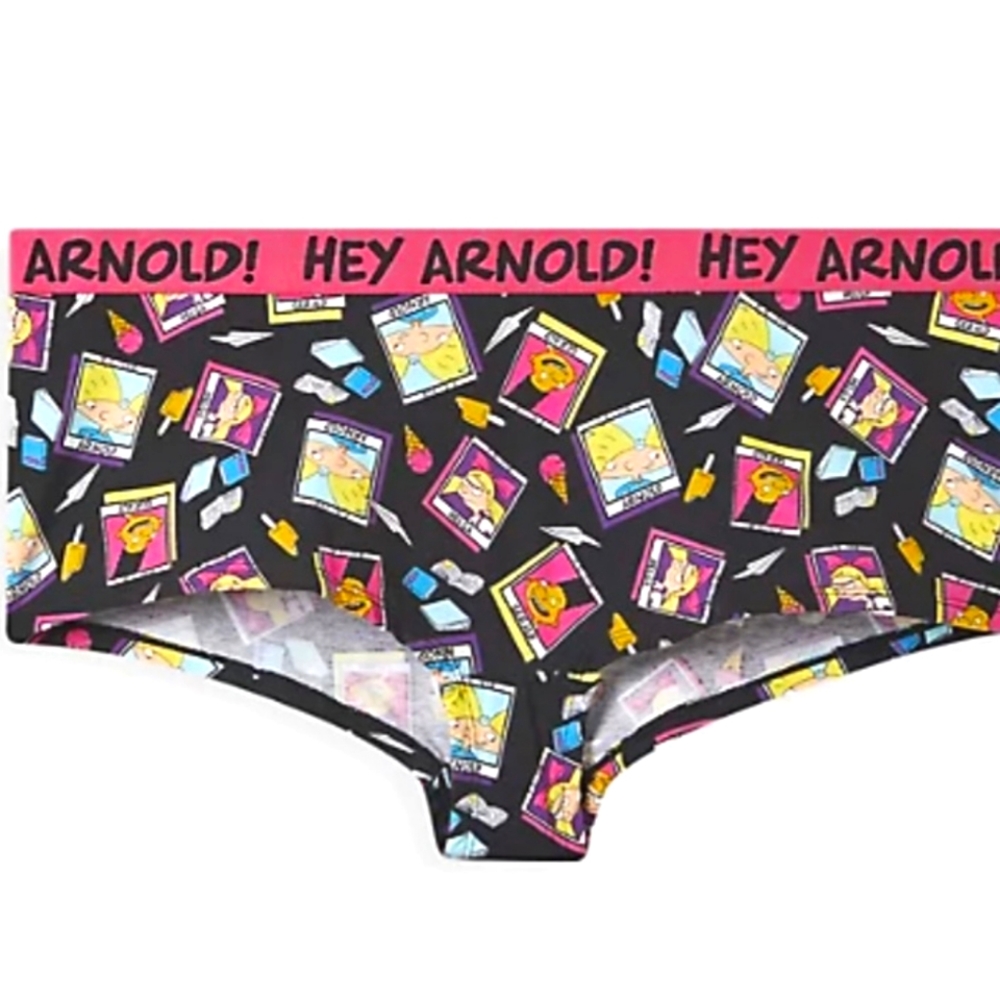 Hey Arnold Boycut Cheeky Plus Size Panties Underwear Nickelodeo…